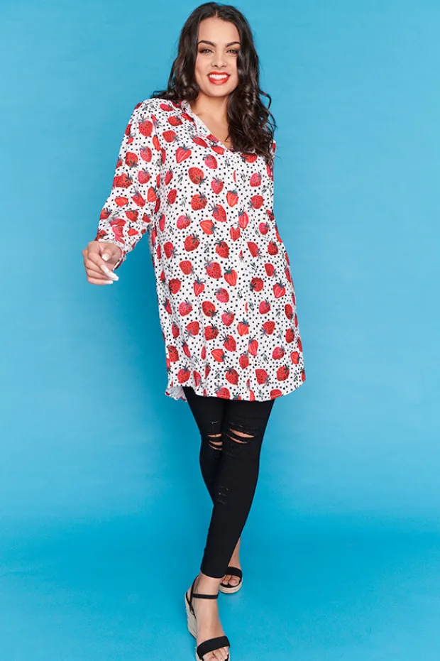 Lorraine Designs Tops | Shirt Dresses*Abigail Berry Baby Longline Shirt