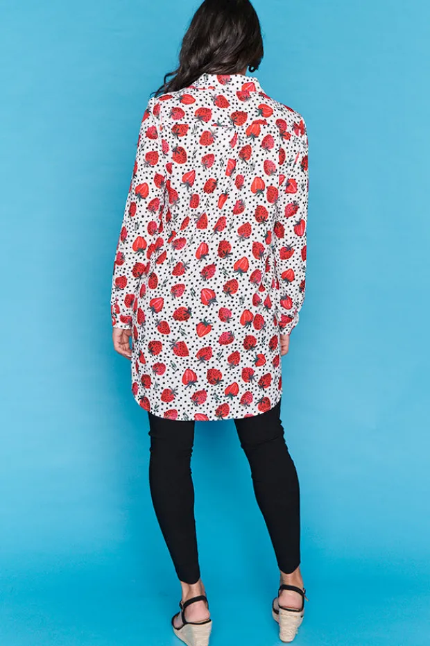 Lorraine Designs Tops | Shirt Dresses*Abigail Berry Baby Longline Shirt