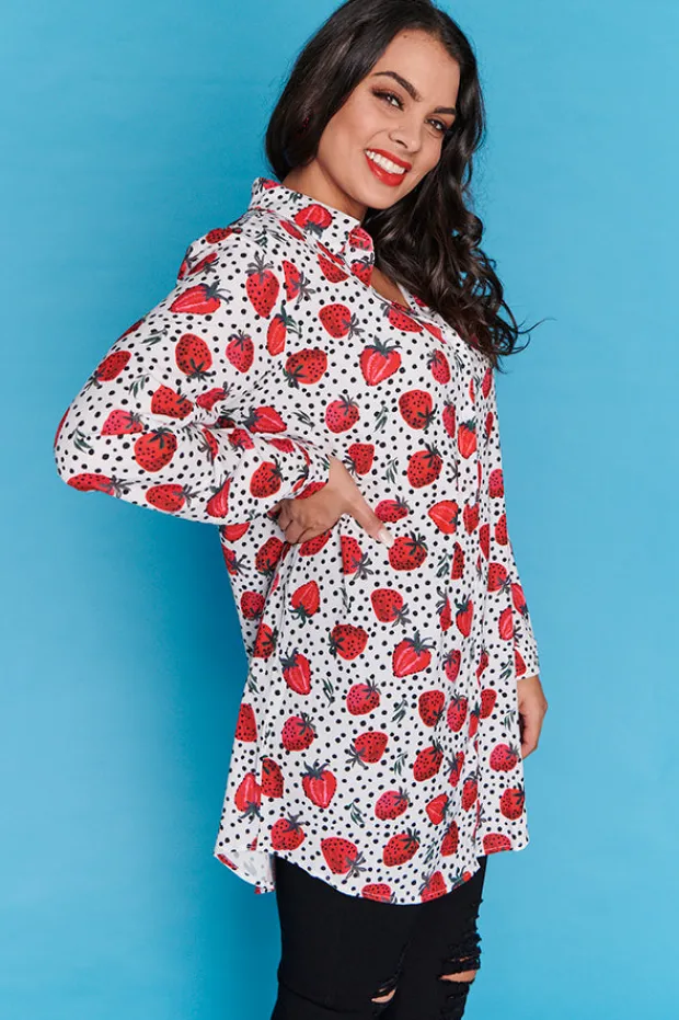 Lorraine Designs Tops | Shirt Dresses*Abigail Berry Baby Longline Shirt