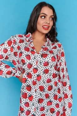 Lorraine Designs Tops | Shirt Dresses*Abigail Berry Baby Longline Shirt