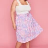 Lorraine Designs Skirts*Ada Psychedelic Swirl Skirt