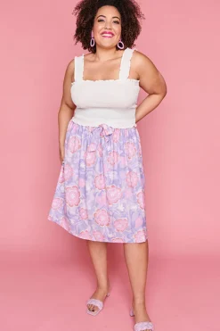 Lorraine Designs Skirts*Ada Psychedelic Swirl Skirt