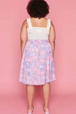 Lorraine Designs Skirts*Ada Psychedelic Swirl Skirt