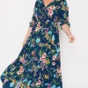 Lorraine Fit & Flare Dresses | Maxi Dresses*Adeline Navy In Bloom Dress