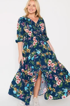Lorraine Fit & Flare Dresses | Maxi Dresses*Adeline Navy In Bloom Dress