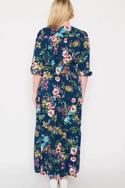 Lorraine Fit & Flare Dresses | Maxi Dresses*Adeline Navy In Bloom Dress