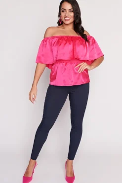 Lorraine Designs Tops*Alivia Strawberry Pink Top