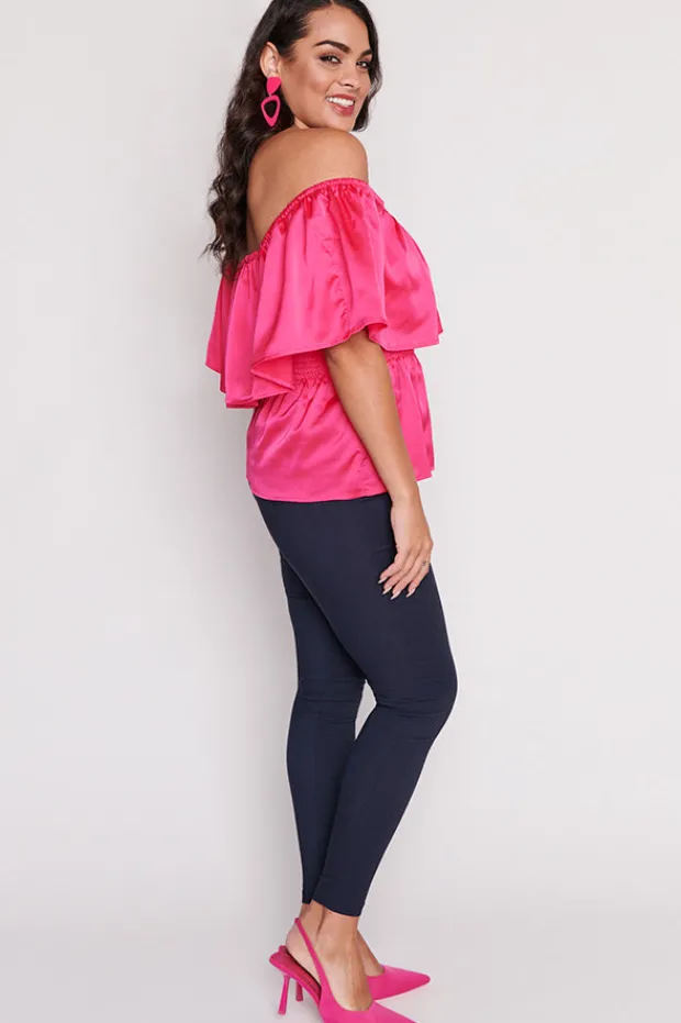 Lorraine Designs Tops*Alivia Strawberry Pink Top