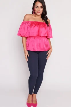 Lorraine Designs Tops*Alivia Strawberry Pink Top