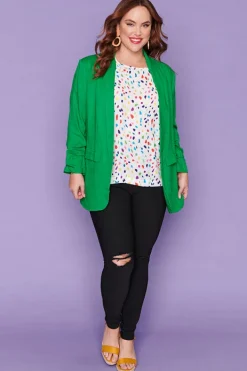 Label of Love Jackets & Coats*Allegra Green Blazer