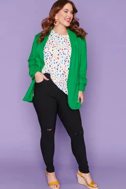 Label of Love Jackets & Coats*Allegra Green Blazer