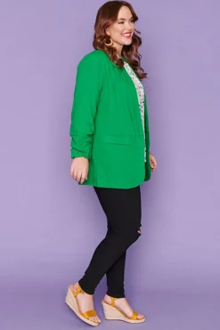 Label of Love Jackets & Coats*Allegra Green Blazer