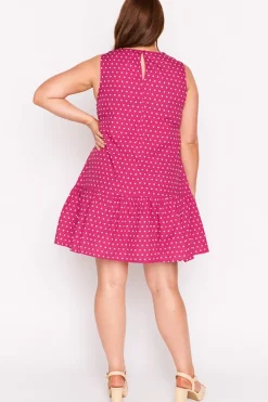 Lorraine Designs Shift Dresses | Casual Dresses*Andi Magenta Spot Dress