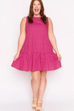 Lorraine Designs Shift Dresses | Casual Dresses*Andi Magenta Spot Dress