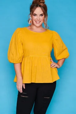 Ebby & I Tops*Atalanta Orange Top