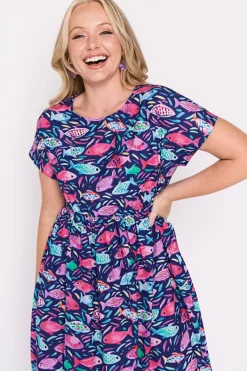 Lorraine Designs Loose Dresses | Casual Dresses*Bam Keep Swimming Dress