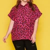 Lorraine Designs Tops*Belle Jungle Pink Shirt