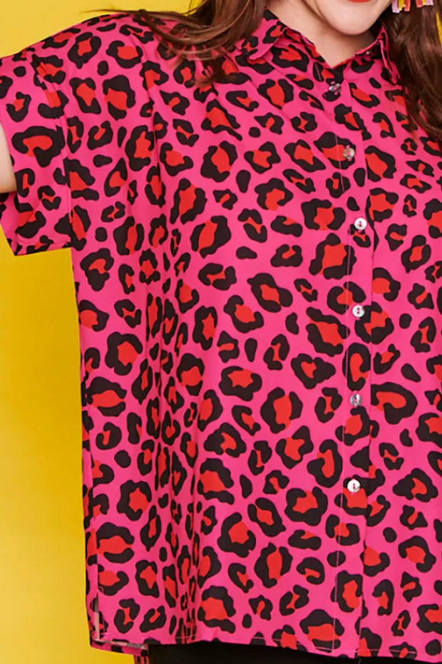 Lorraine Designs Tops*Belle Jungle Pink Shirt