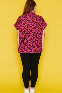 Lorraine Designs Tops*Belle Jungle Pink Shirt