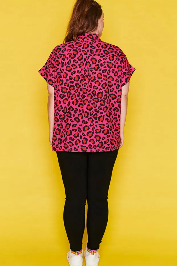 Lorraine Designs Tops*Belle Jungle Pink Shirt