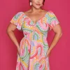 Lorraine Designs Off The Shoulder Dresses | Cocktail Dresses*Blake Rainbow Vibing Dress