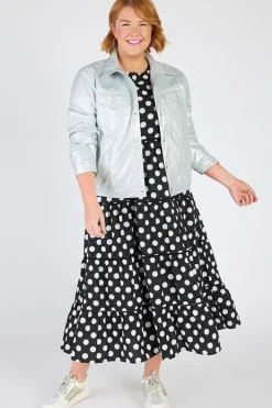 Lorraine Designs Jackets & Coats*Brigitta Silver Jacket