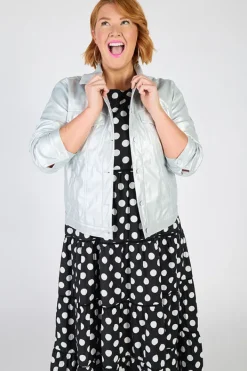 Lorraine Designs Jackets & Coats*Brigitta Silver Jacket