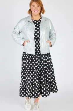 Lorraine Designs Jackets & Coats*Brigitta Silver Jacket