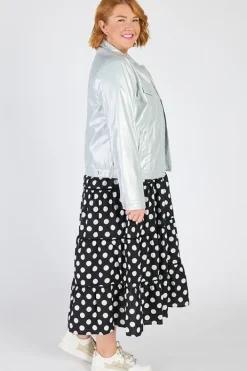 Lorraine Designs Jackets & Coats*Brigitta Silver Jacket