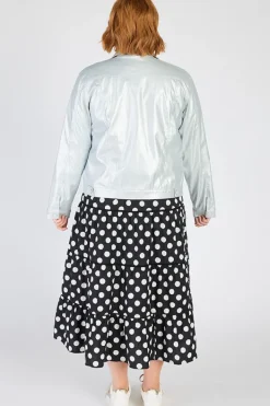Lorraine Designs Jackets & Coats*Brigitta Silver Jacket