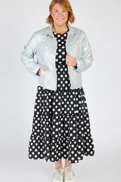 Lorraine Designs Jackets & Coats*Brigitta Silver Jacket