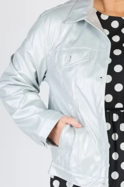 Lorraine Designs Jackets & Coats*Brigitta Silver Jacket