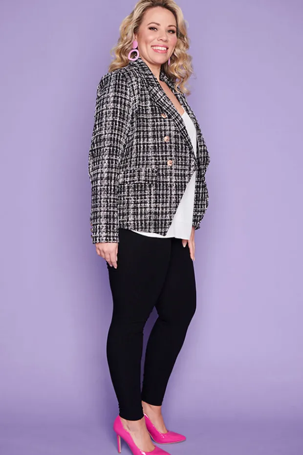 Lorraine Designs Jackets & Coats*Brittany Black and White Jacket