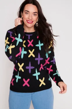 Lorraine Designs Knits & Cardigans*Carly Criss Cross Knit