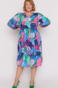 Lorraine Designs Loose Dresses | Fit & Flare Dresses*Carter Squiggle It Dress