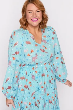 Lorraine Designs Casual Dresses | Loose Dresses*Charity Hopping Happy Long Sleeve Dress