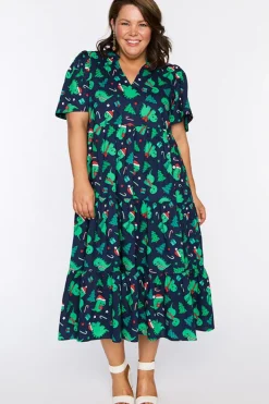 Lorraine Designs Loose Dresses | Midi Dresses*Clara Dino Christmas Dress