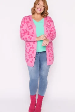 Lorraine Designs Knits & Cardigans*Clover Pink Daisy Cardi
