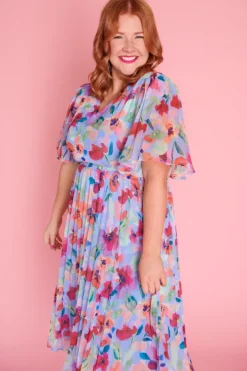 Lorraine Designs Casual Dresses | Cocktail Dresses*Dana Whimsical Water Colour Dress
