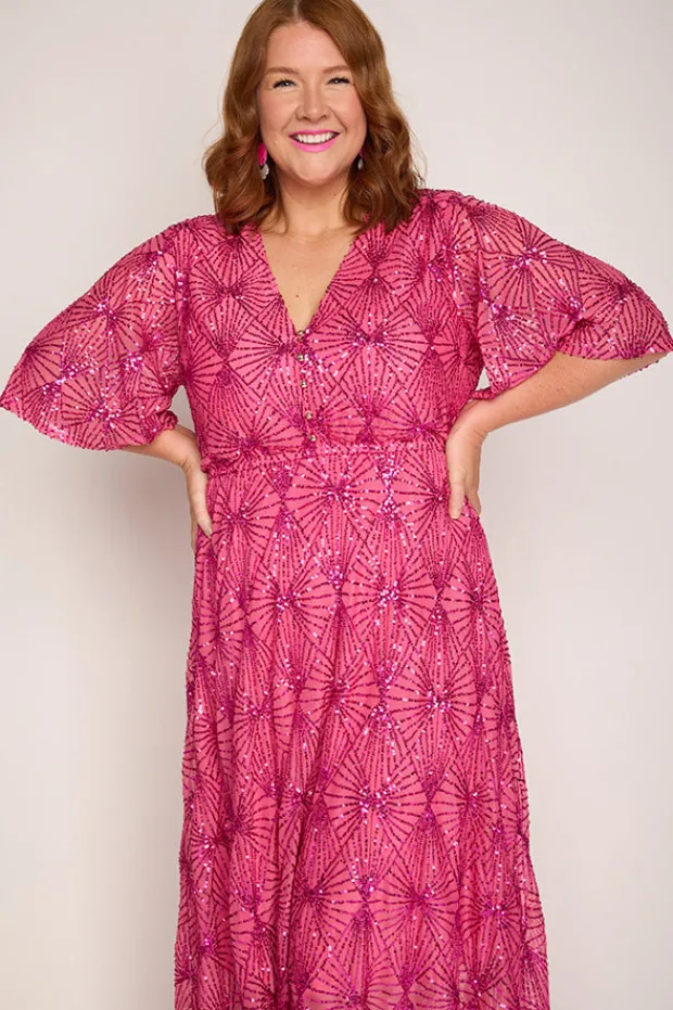 Lorraine Designs Sequin Dresses | Bridesmaid Dresses*Delight Pink Party Dress
