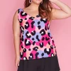 Lorraine Designs Tops*Eliza Bright Animal Cami
