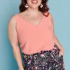 Lorraine Designs Tops*Eliza Coral Cami