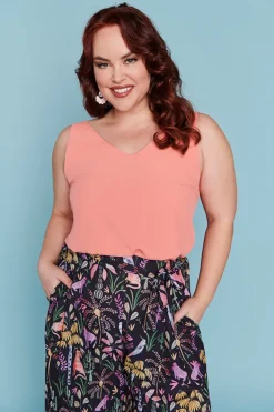 Lorraine Designs Tops*Eliza Coral Cami