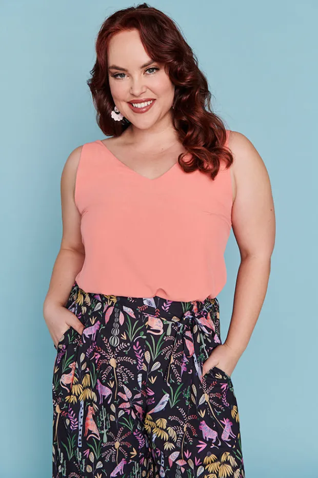 Lorraine Designs Tops*Eliza Coral Cami