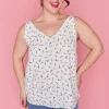 Lorraine Designs Tops*Eliza Flower Buds Cami