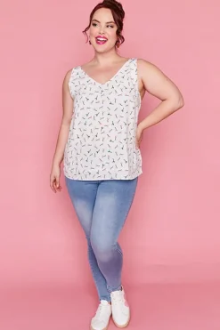 Lorraine Designs Tops*Eliza Flower Buds Cami