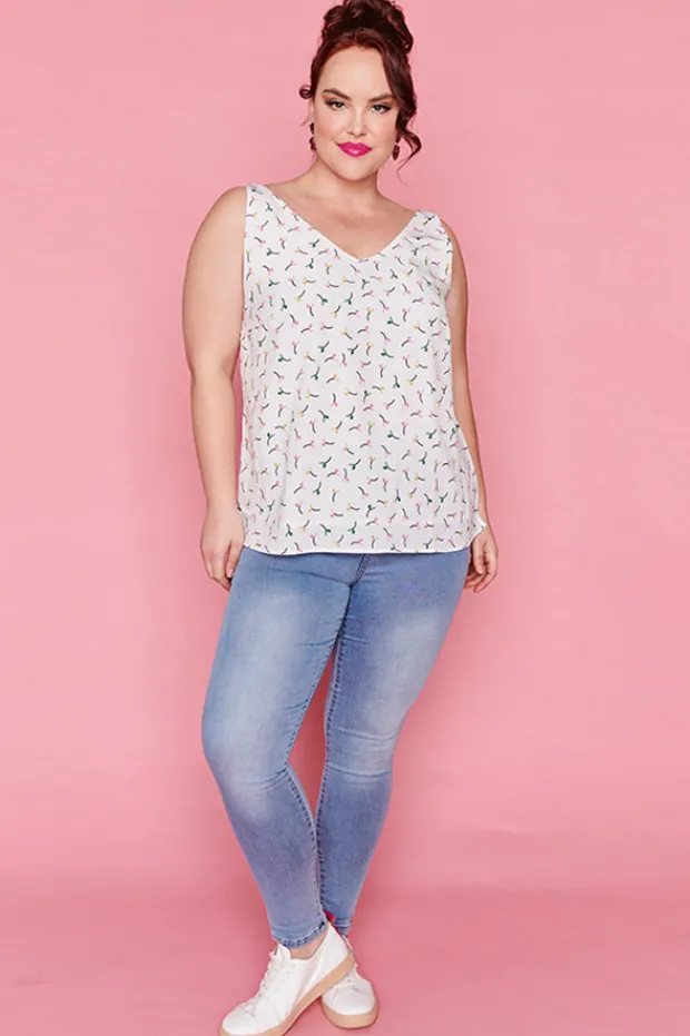 Lorraine Designs Tops*Eliza Flower Buds Cami