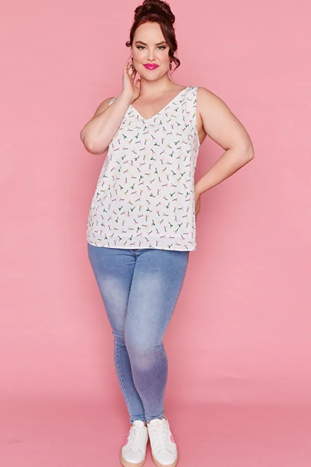 Lorraine Designs Tops*Eliza Flower Buds Cami