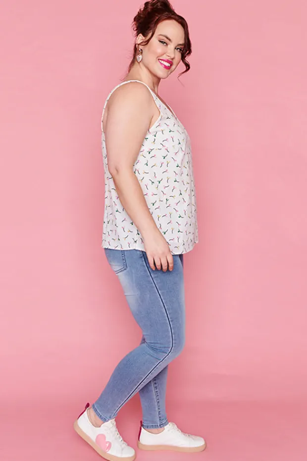 Lorraine Designs Tops*Eliza Flower Buds Cami