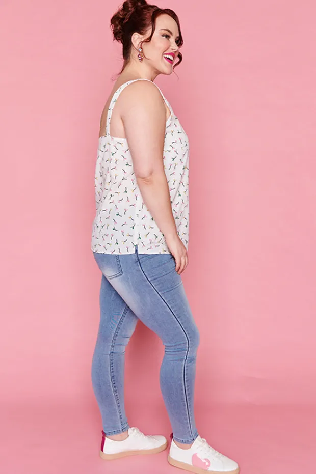 Lorraine Designs Tops*Eliza Flower Buds Cami